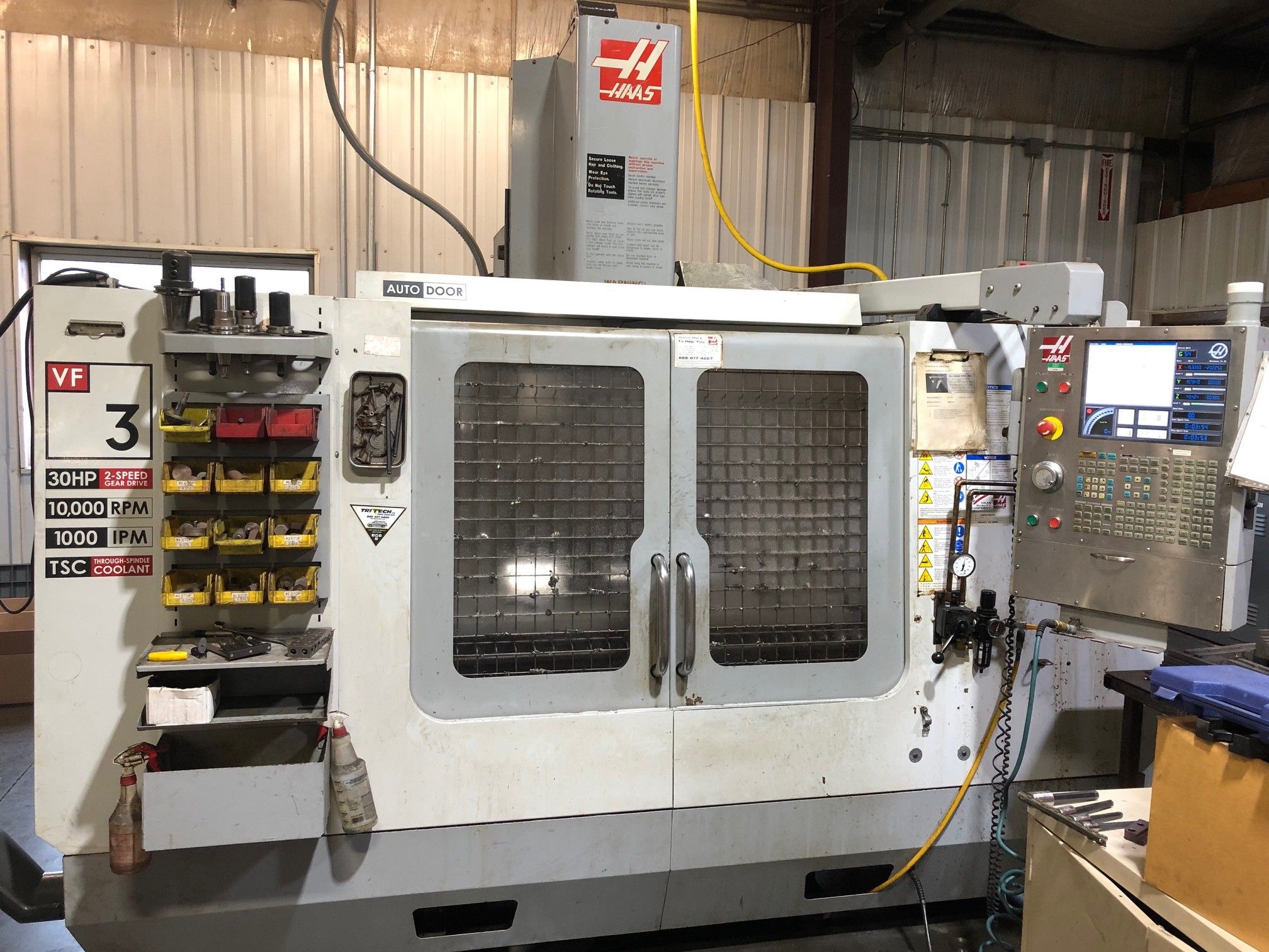 Used Haas Vf3b Vertical Machining Center 3545
