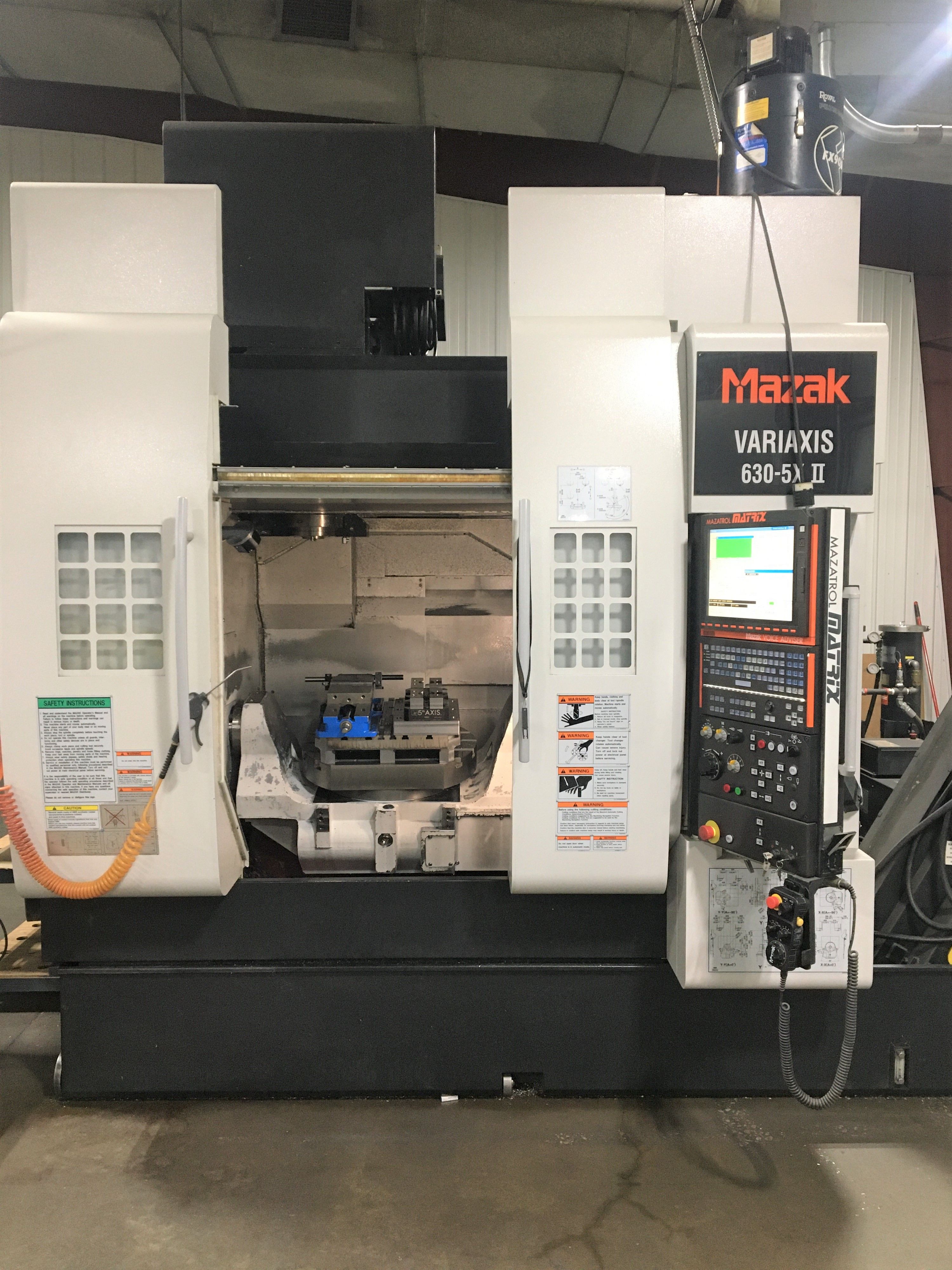 Used MAZAK Variaxis 6305X Vertical Machining Center 3894