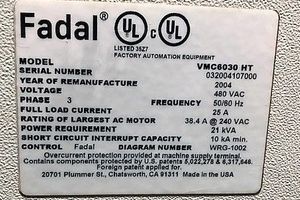 FADAL-VMC6030HT-3996