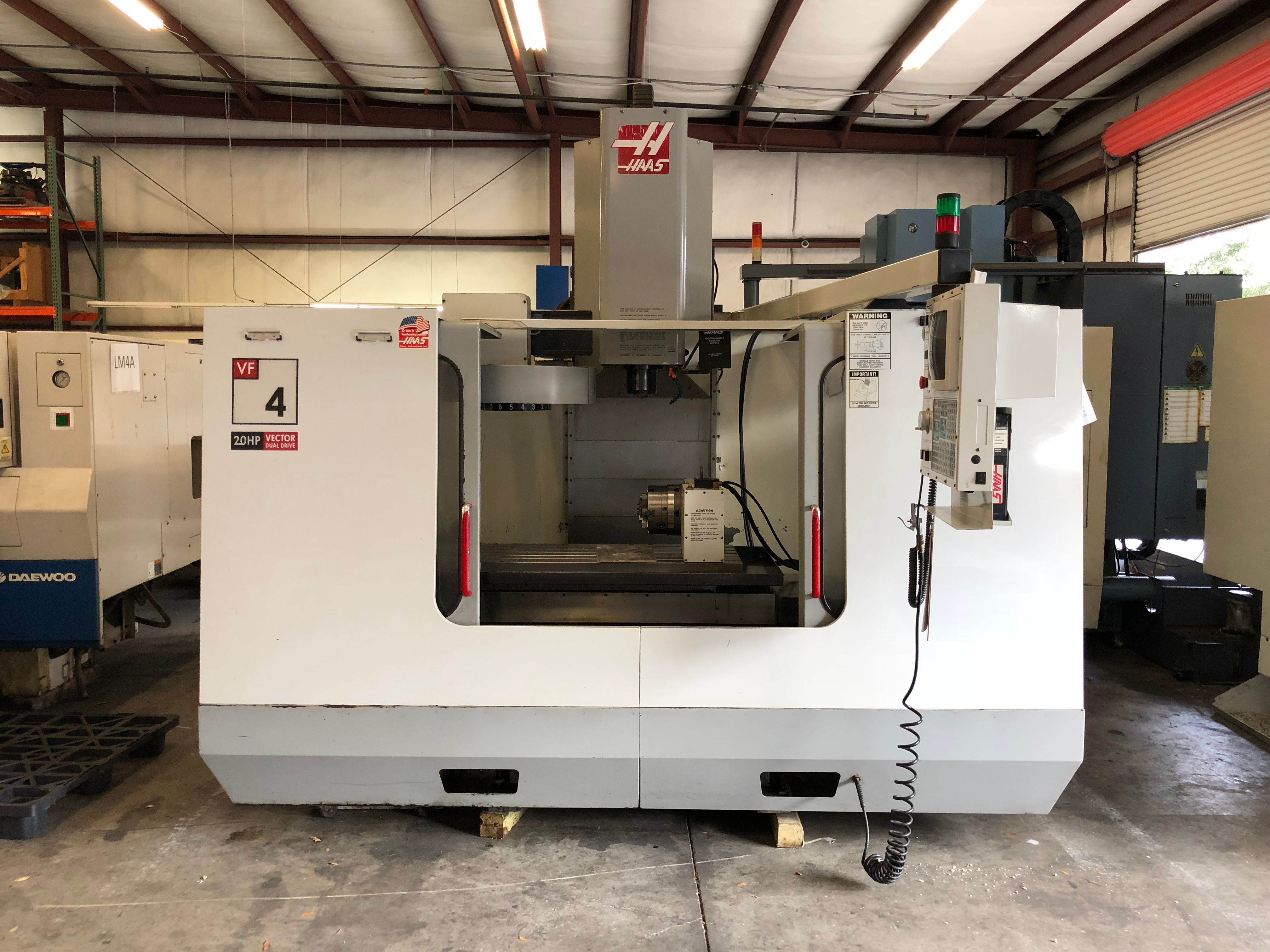 Used HAAS VF4 Vertical Machining Center #4994