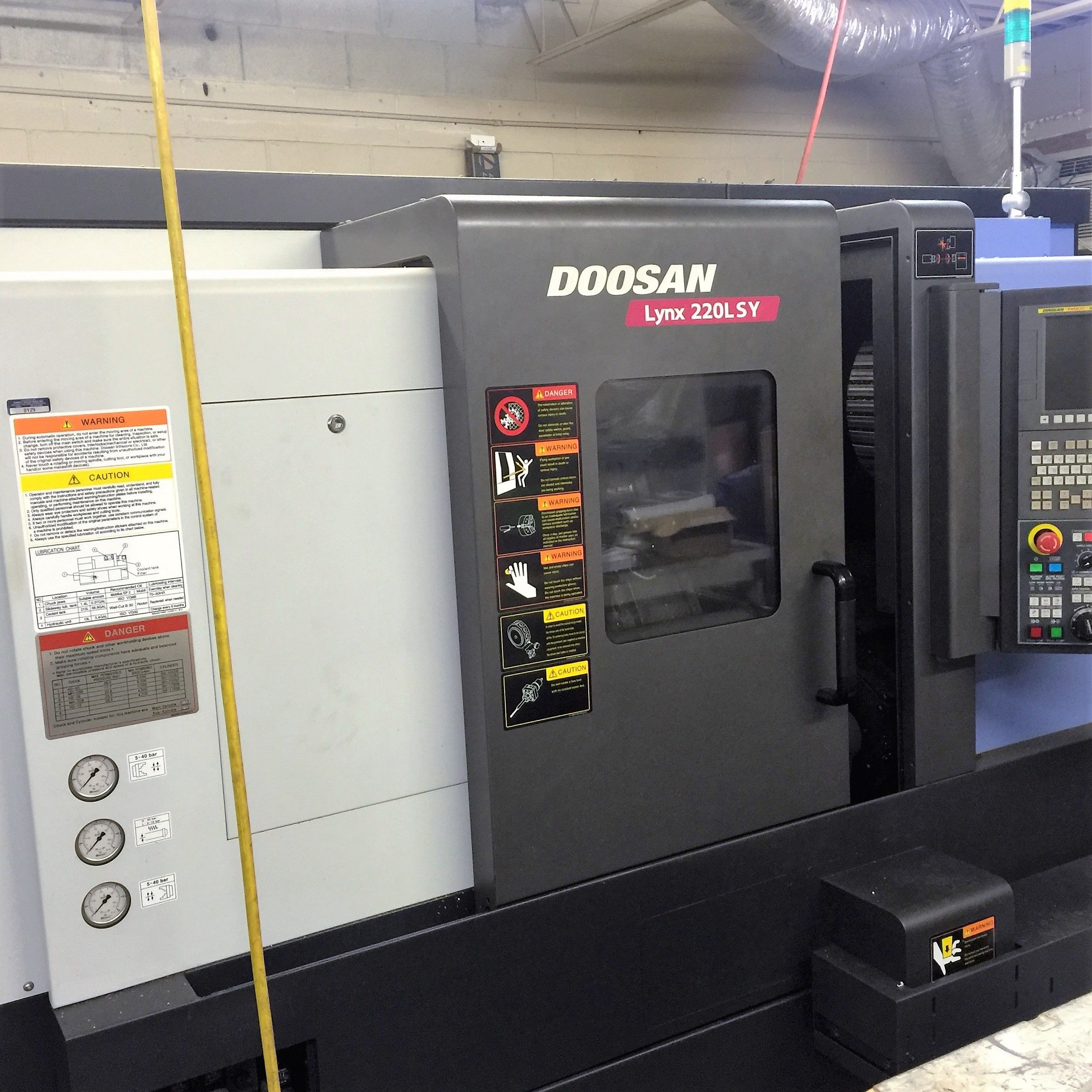 Used DOOSAN LYNX 220LSY CNC Lathe #4931
