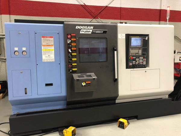 Used DOOSAN PUMA TT1800SY CNC Lathe #4738