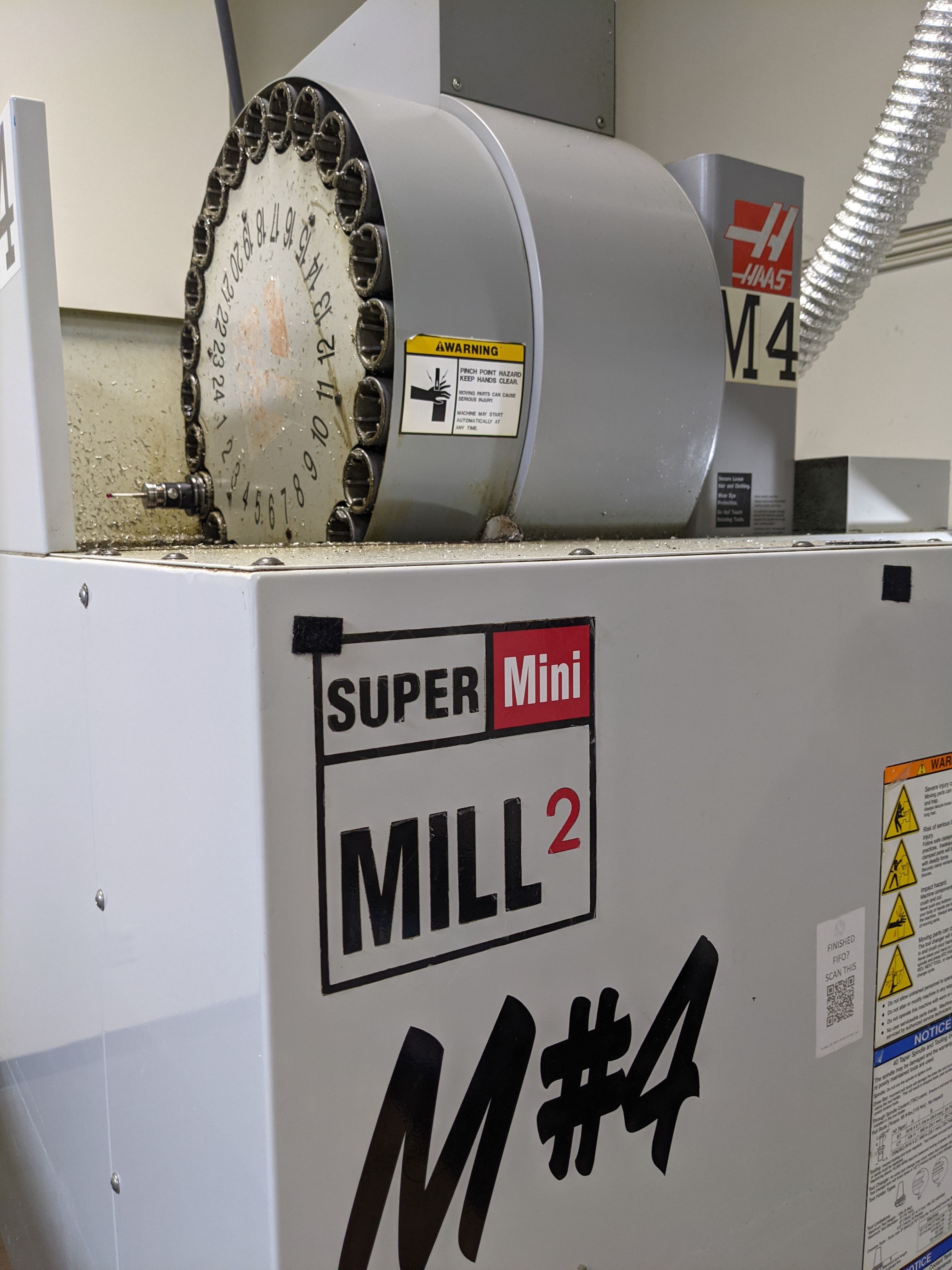 Used HAAS SUPER MINI MILL 2 Vertical Machining Center #5912