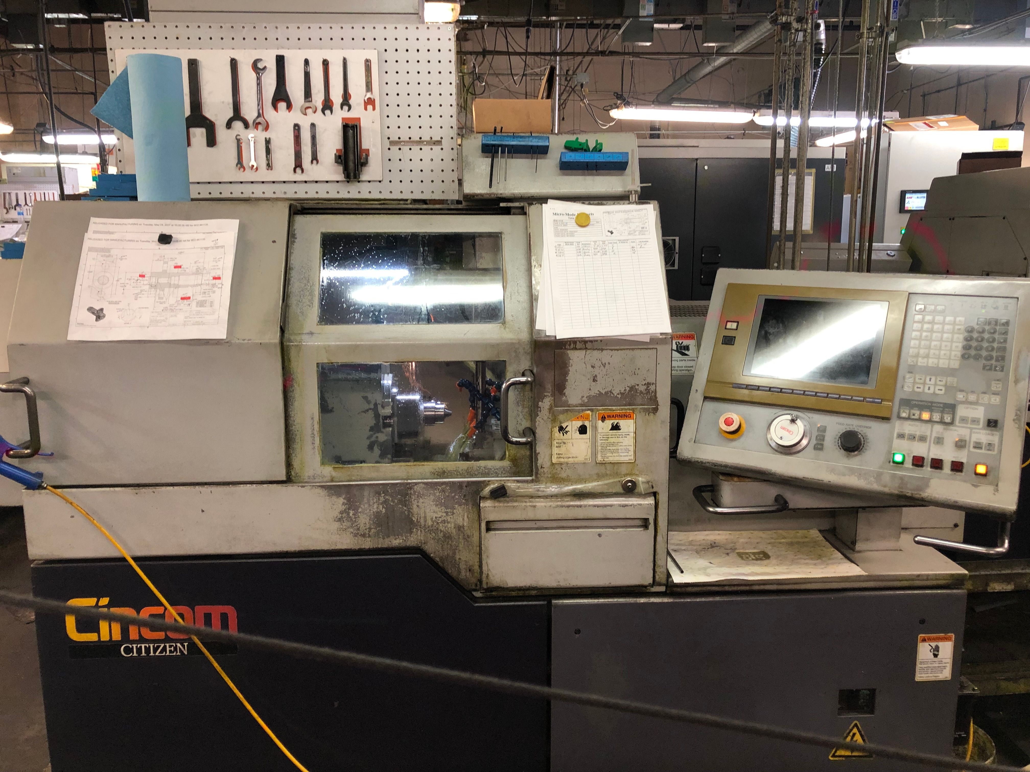 Used CITIZEN L20 CNC Lathe #5799