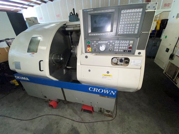 Used OKUMA CROWN 762 CNC Lathe #3772