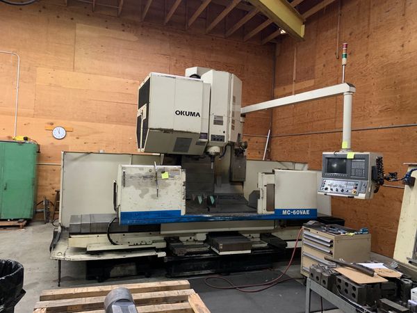 Used OKUMA MC60VAE Vertical Machining Center #7537