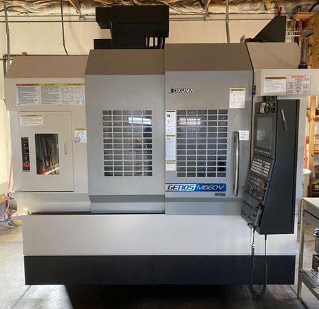 Used OKUMA GENOS M560V Vertical Machining Center #8186
