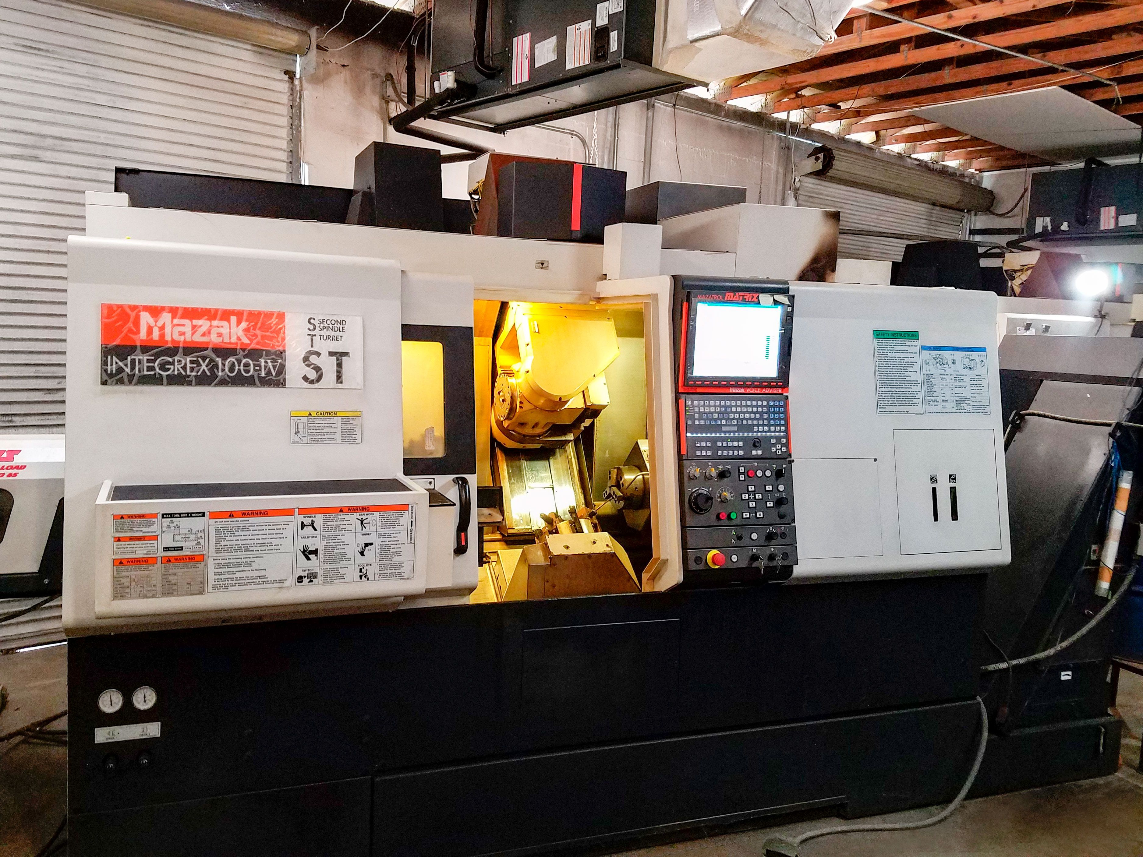 Used mazak store lathe