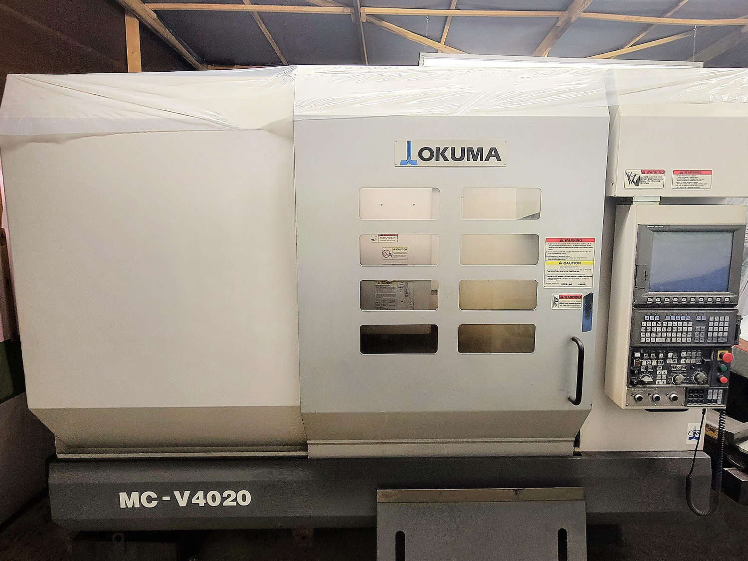 Used OKUMA MCV4020 Vertical Machining Center #7337