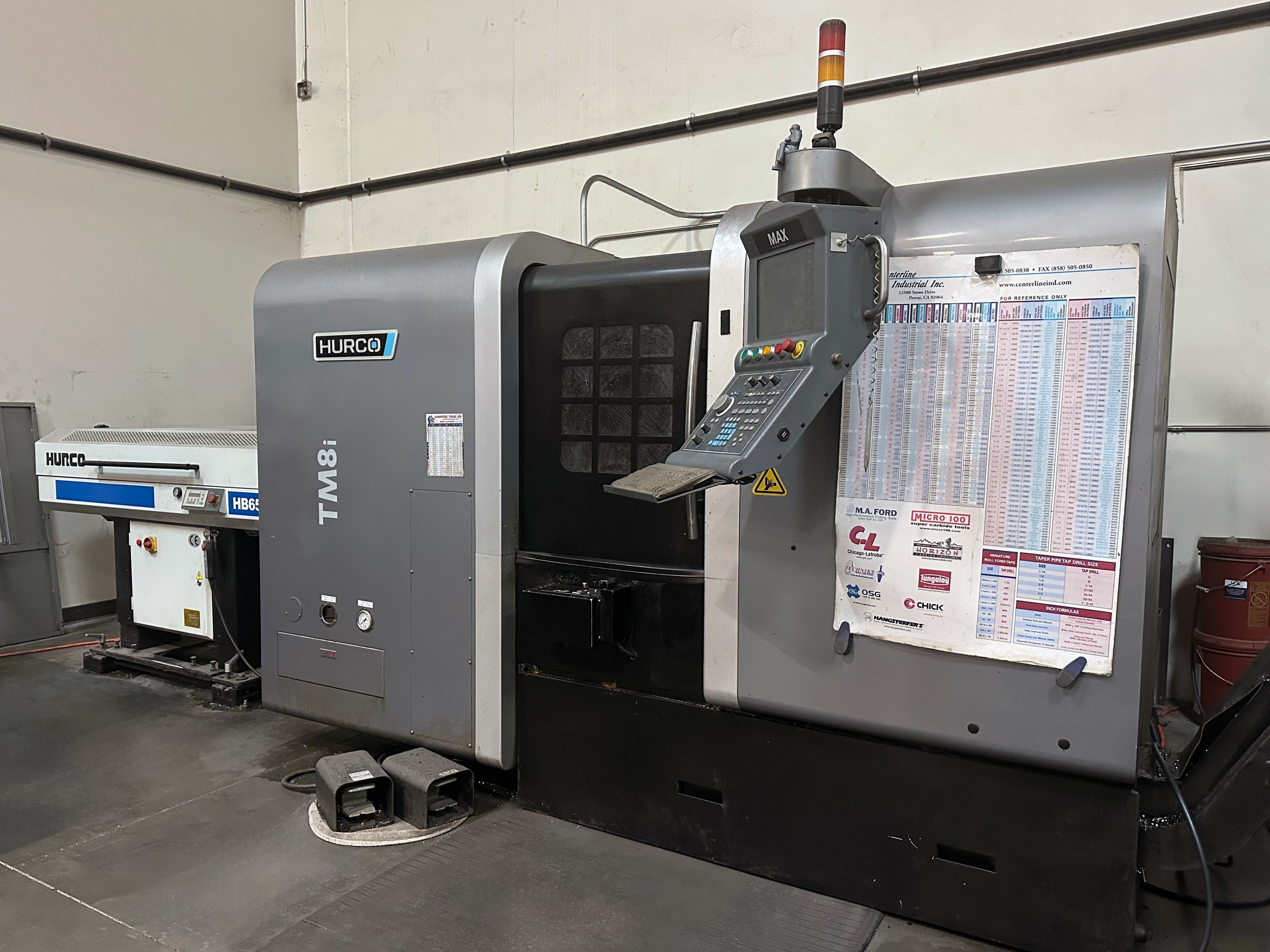 Used HURCO TM8I CNC Lathe #10438