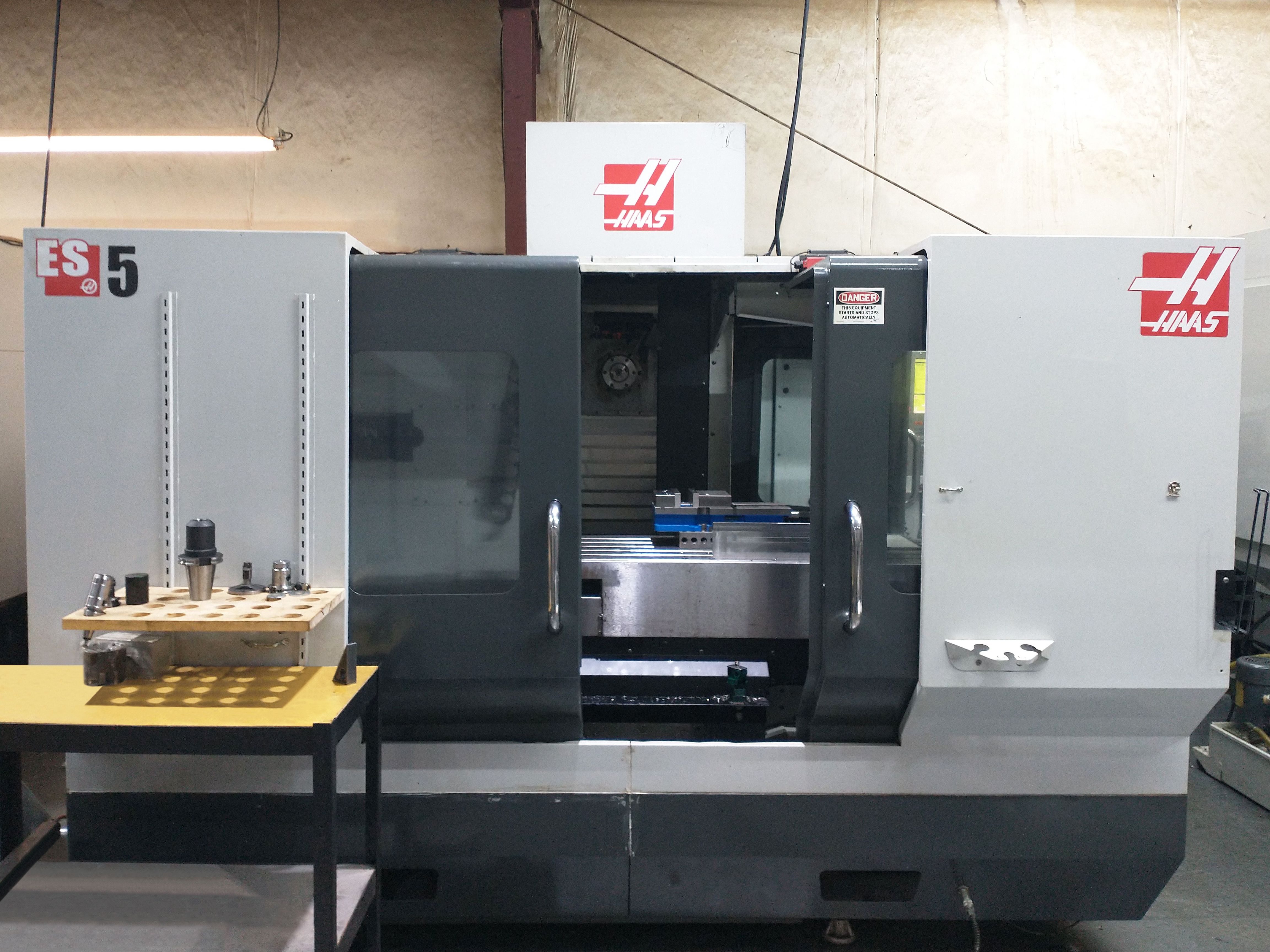 Used HAAS ES5 4AX Horizontal Machining Center #11321