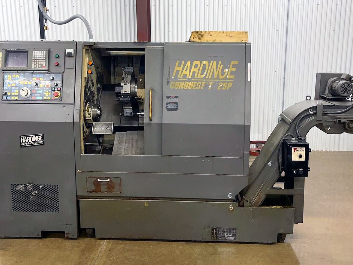 Used HARDINGE CONQUEST42SP CNC Lathe #10040