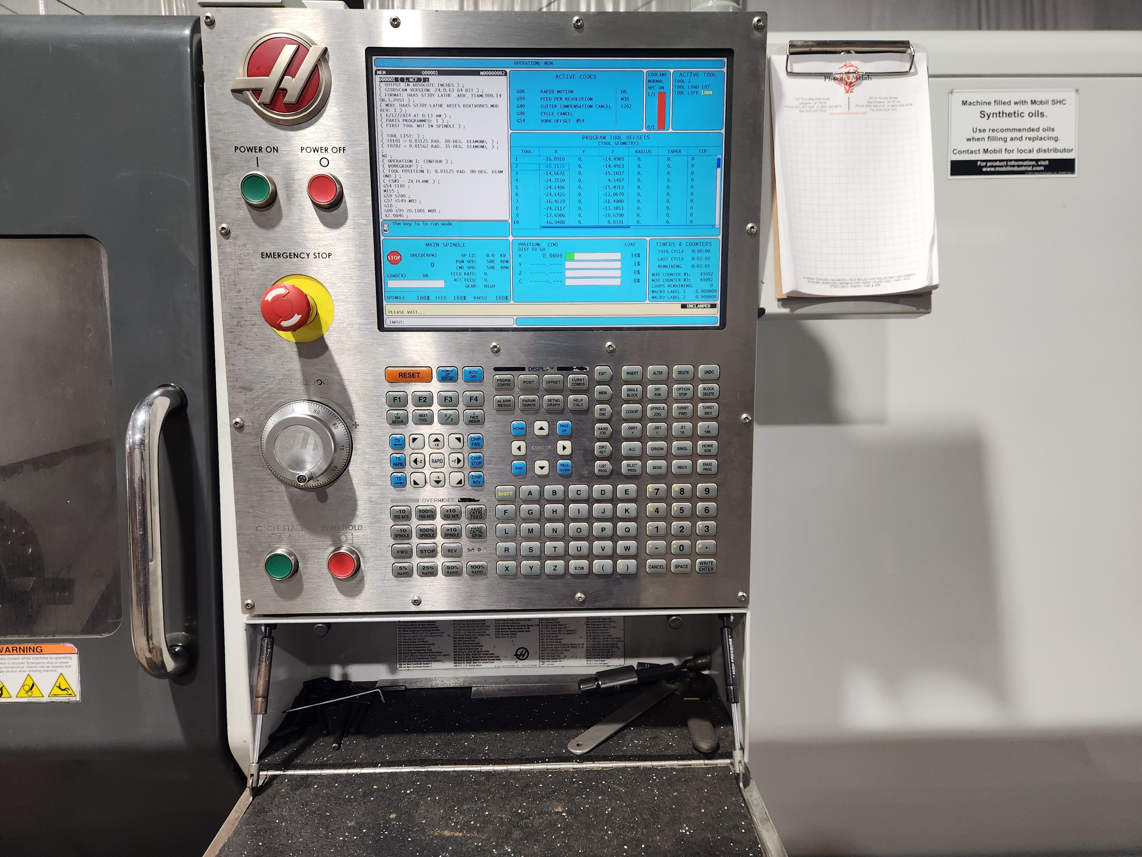 Used HAAS ST30Y CNC Lathe #10838