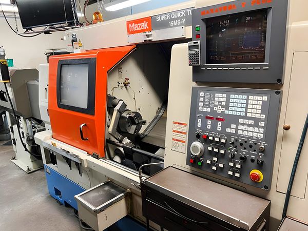 Used MAZAK SQT15MSY CNC Lathe #10173