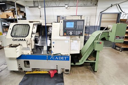 Used OKUMA LNC8 CNC Lathe #10659
