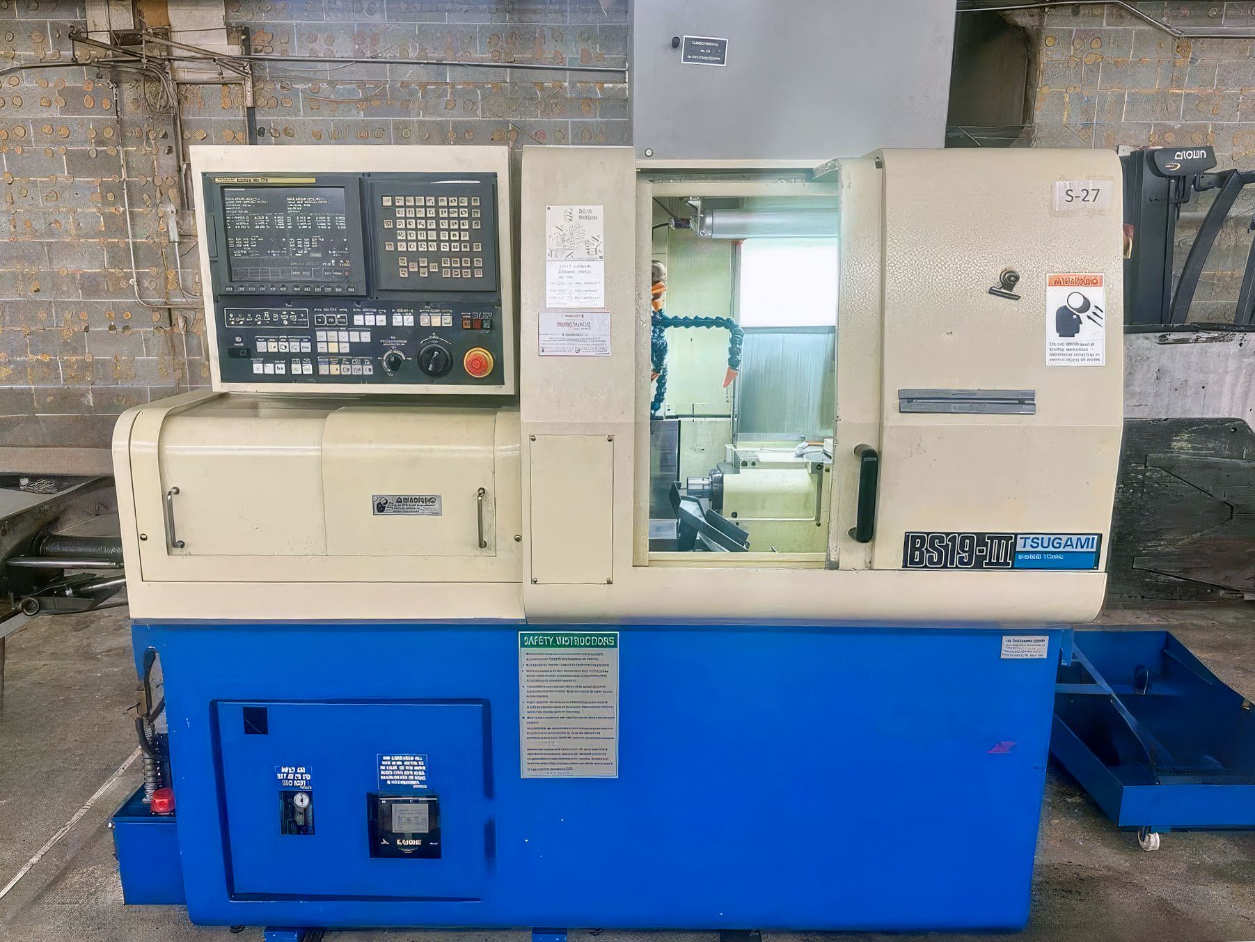 Used TSUGAMI BS19 III CNC Lathe #11844