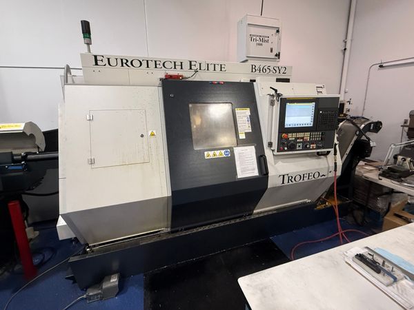Used EUROTECH B465YS2 CNC Lathe #14294