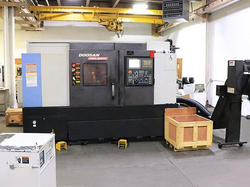 Used DOOSAN TT2100SYY CNC Lathe #9524