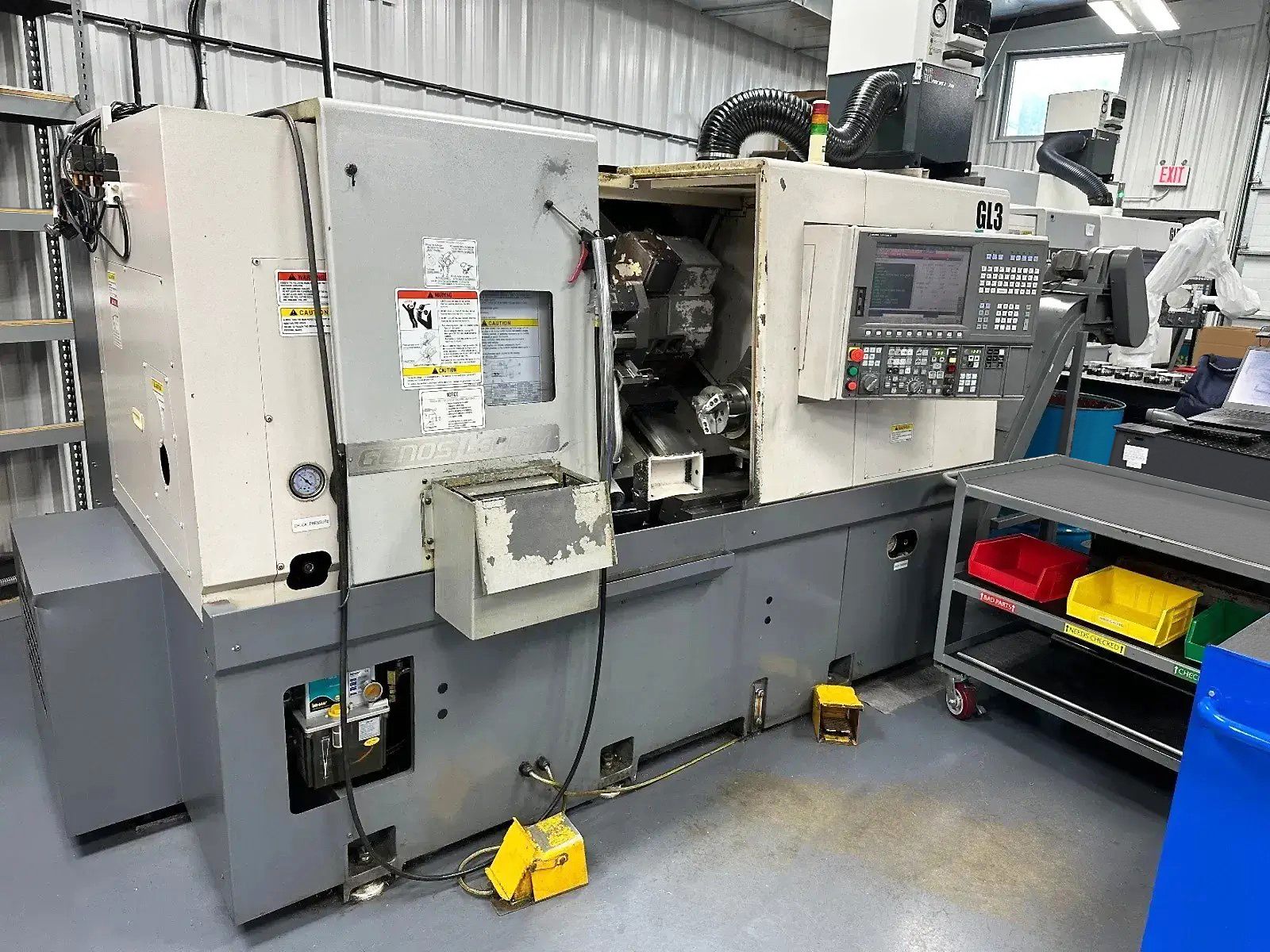 Used OKUMA CROWN 762 CNC Lathe #3772