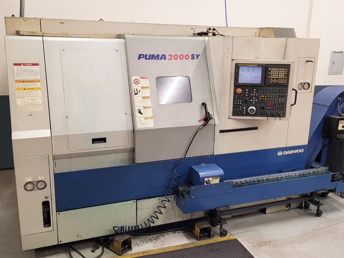 Used DAEWOO PUMA 230MS CNC Lathe #8106