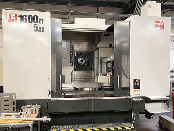 Used HAAS EC1600ZT 5AX Horizontal Machining Center #13879