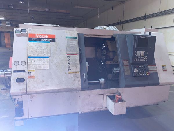 Used MAZAK SQT250MSY CNC Lathe #13693