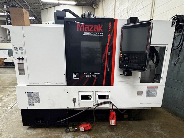 メグ Used MAZAK QT200MS CNC Lathe #15213