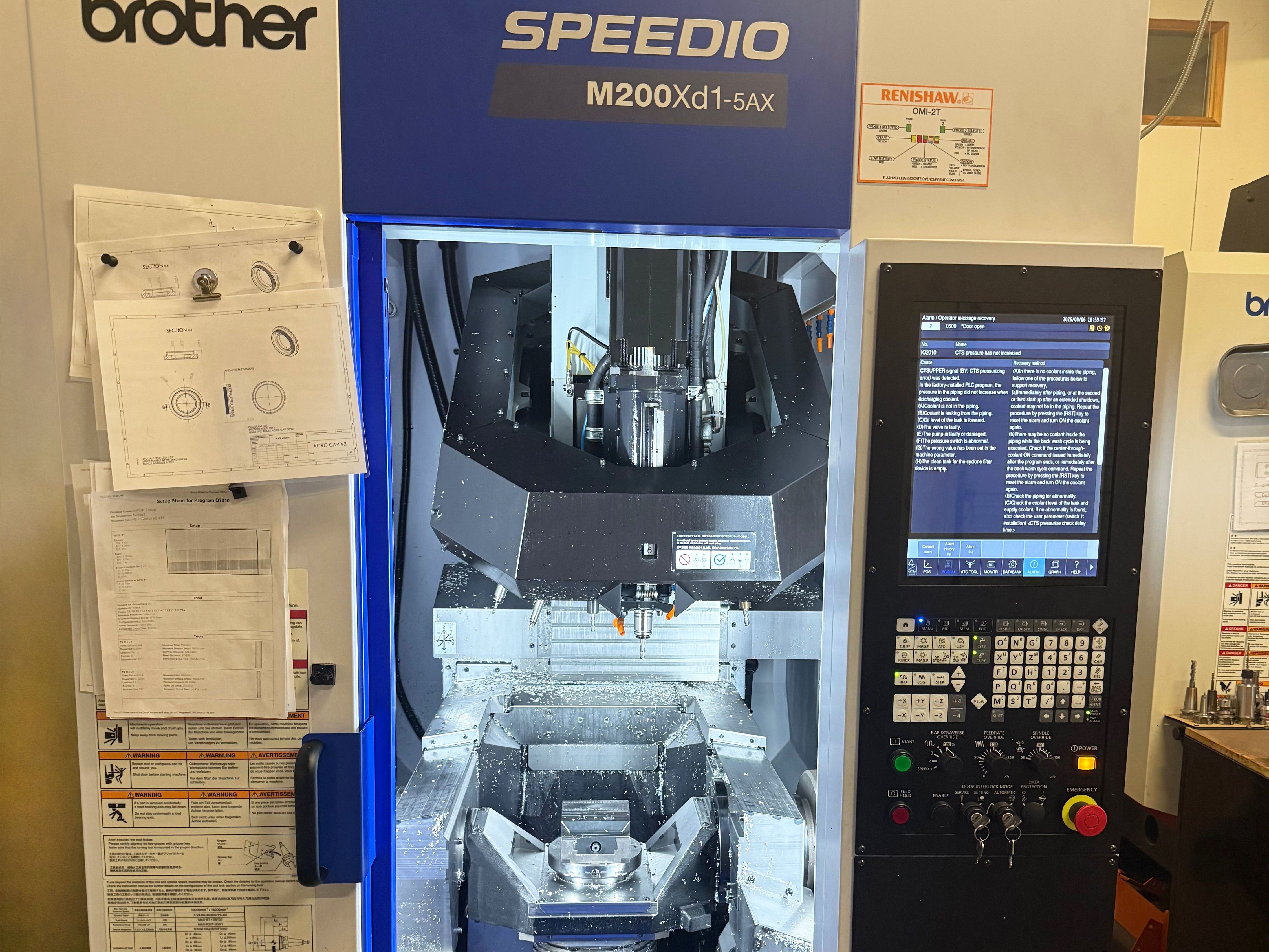 Used BROTHER SPEEDIO M140X2 Vertical Machining Center #14003