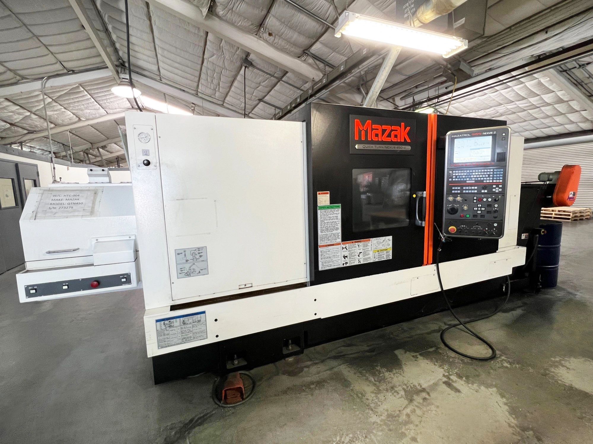 Used MAZAK SLANT TURN 50N CNC Lathe #9178