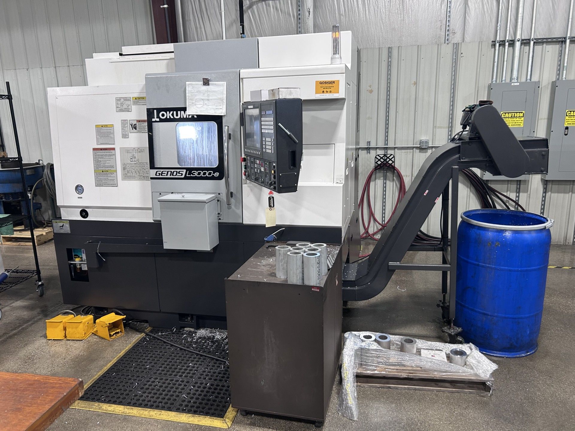 Used OKUMA LOC 400 CNC Lathe #13848