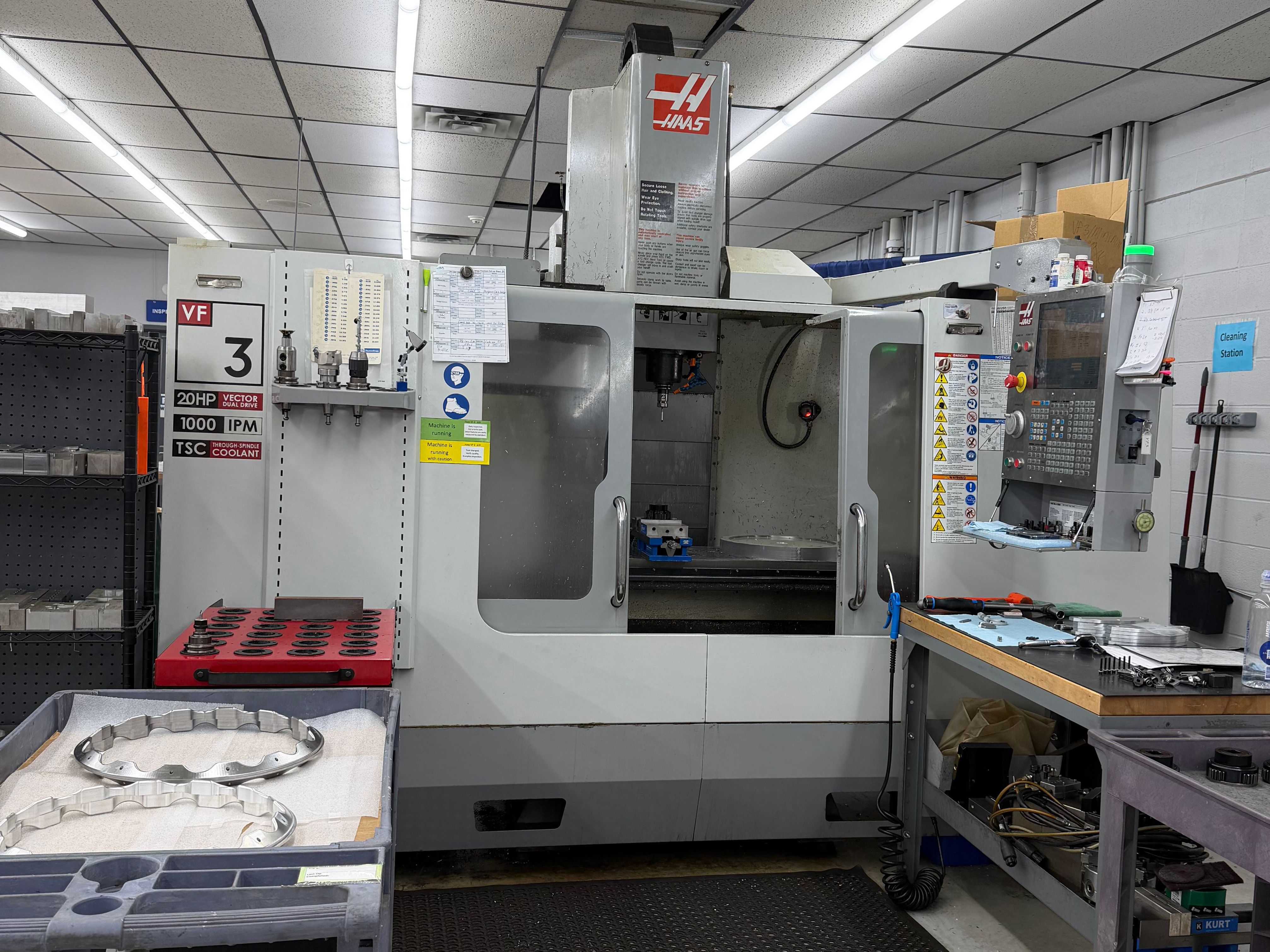 Used HAAS VF3D Vertical Machining Center #5909