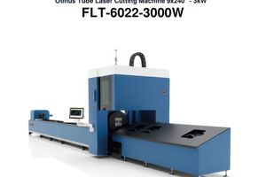 OTINUS-FLT-6022 3000W 9 FT X 20 FT TUBE LASER CUTTING WITH 45 DEG BEVELED TORSION HEAD-15052