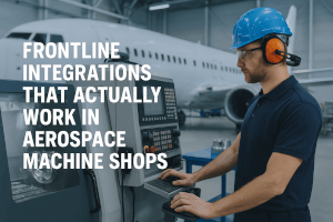 Frontline Integrations That Actually Work in Aerospace Machine Shops