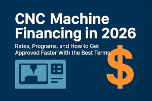 CNC Machine Financing in 2026: Rates, Programs, and Fast Approvals