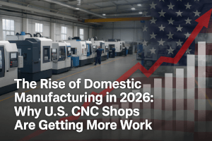 The Rise of Domestic Manufacturing in 2026: Why U.S. CNC Shops Are Getting More Work