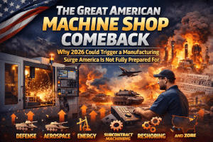 The Great American Machine Shop Comeback: Why 2026 Could Trigger a Manufacturing Surge America Is Not Fully Prepared For