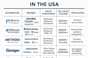 Top CNC OEM Distributors in the USA: Brands, Territories, Sales Volume & Specialties